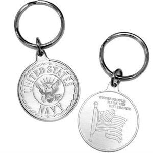 Military Service Keychain Navy